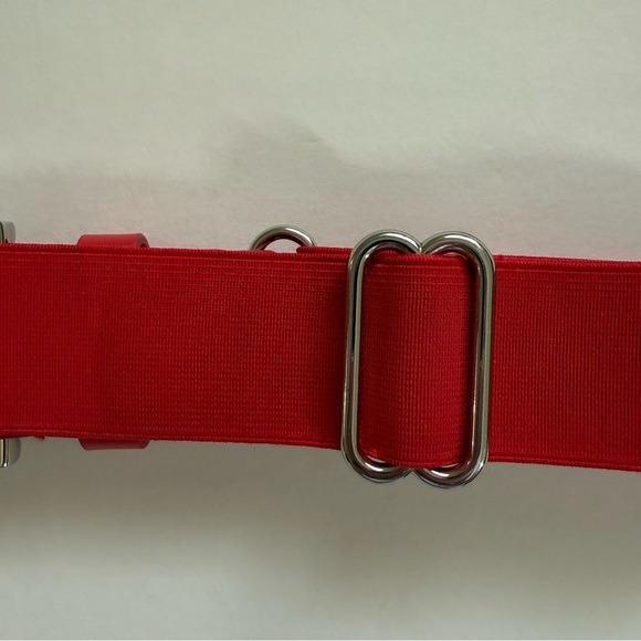 Unisex Under Armour red Leather and elastic baseball belt - Picture 3 of 8